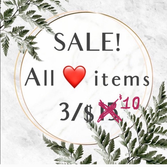 SALE!! All ❤️ items are 3/$10 - Picture 1 of 1